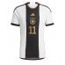 Tanie Strój piłkarski Niemcy Mario Gotze #11 Koszulka Podstawowej MŚ 2022 Krótkie Rękawy